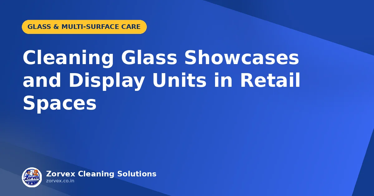 Cleaning Glass Showcases and Display Units in Retail Spaces — Zorvex blog cover