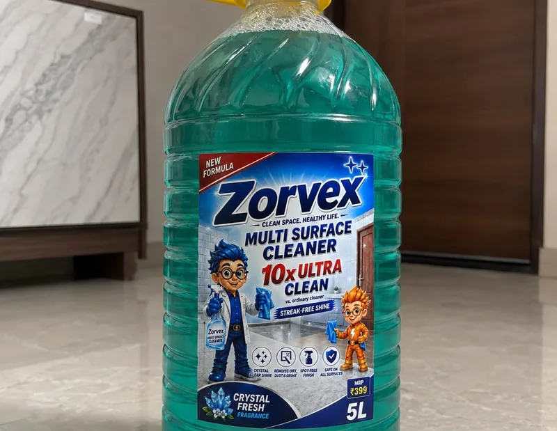 Zorvex Multi Surface & Glass Cleaner 5 litre bottle