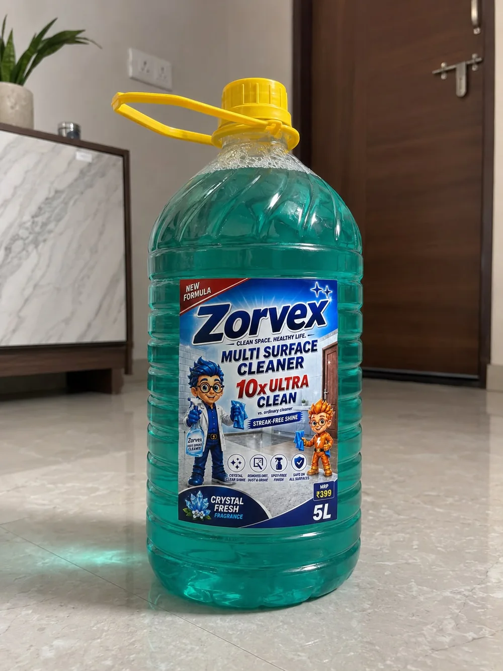 Zorvex Multi Surface & Glass Cleaner at home