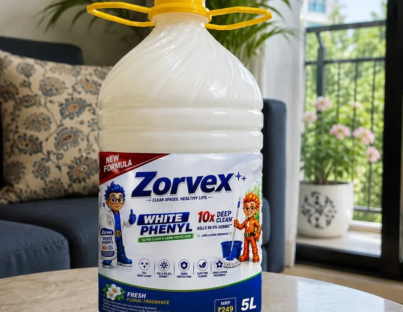 Zorvex White Phenyl 5 litre bottle